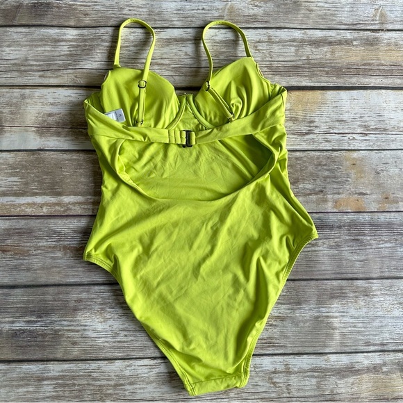 Andie One Piece Neon Swimsuit M - Picture 6 of 15